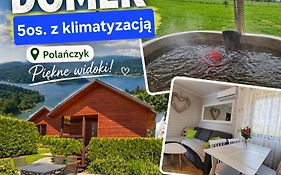 ,,KICZARADomki w centrum Polańczyka widok na Jezioro Solińskie i góry601-806-454
